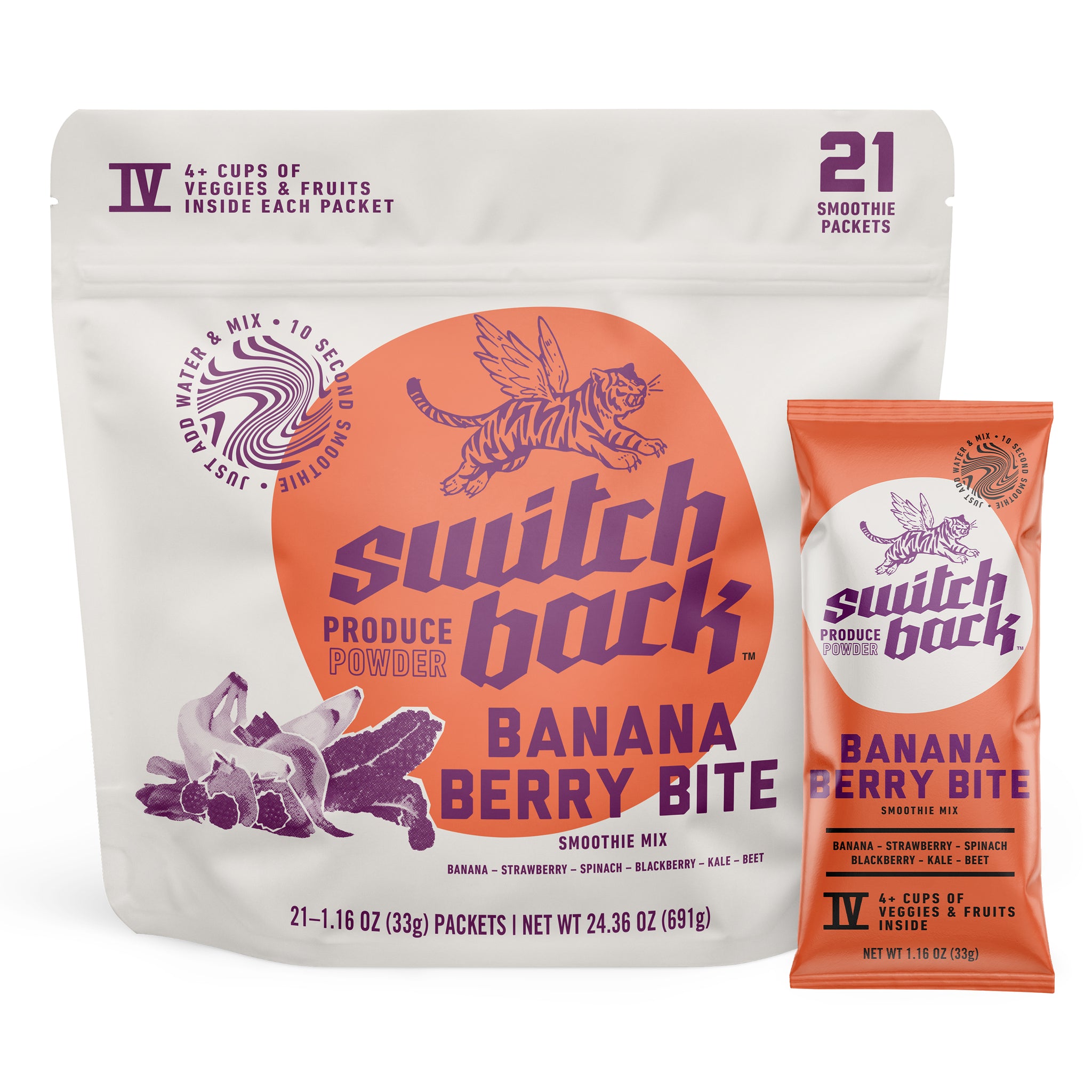 Shaker Bottle  Produce Powder From Switchback Foods