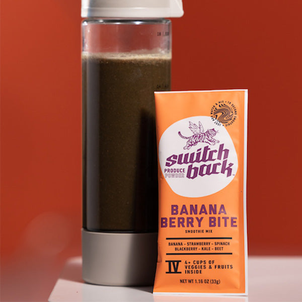 Bottle of Banana Berry Bite Smoothie