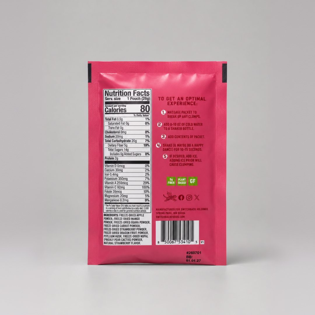 Dragon Smile nutrition facts, ingredients, and preparation directions